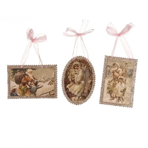 Cartões Pai Natal/Anjos 14,6cm